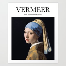 Vermeer - Girl with a Pearl Earring Art Print