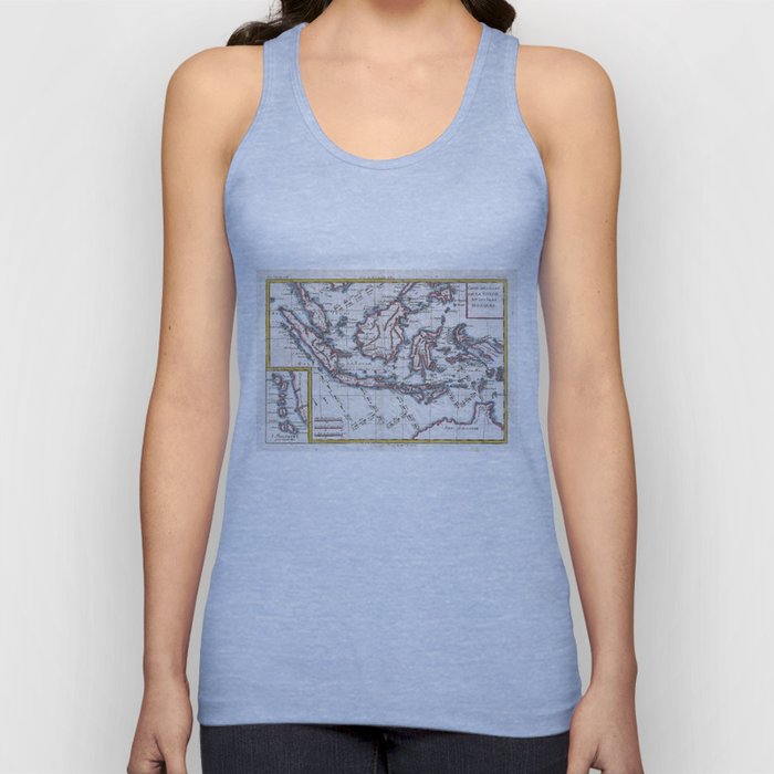 Vintage Map of Indonesia (1780) Tank Top