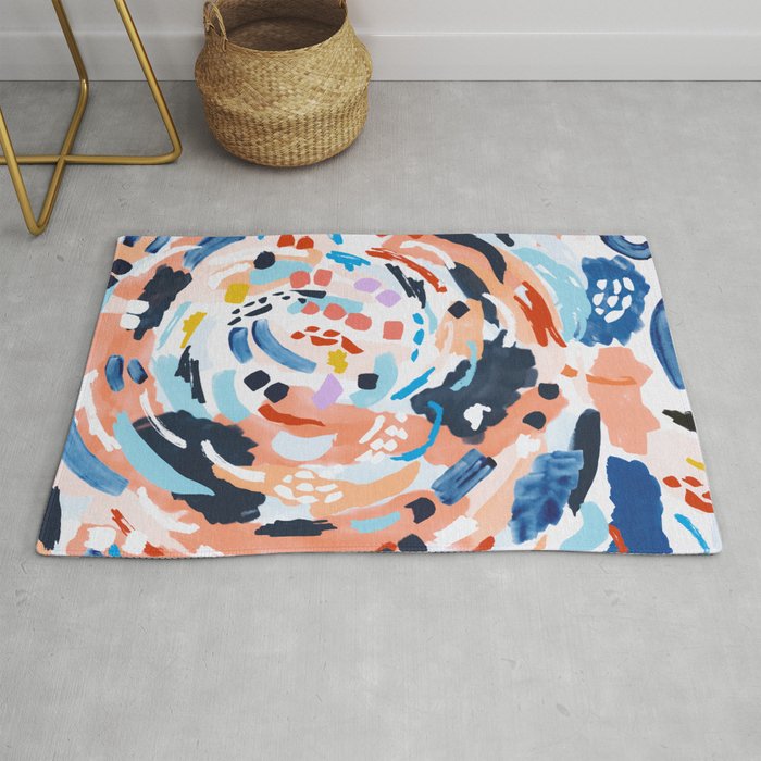 Modern Artistic Painting Rug By Mmartabc Society6 Modern Artistic Painting Rug By