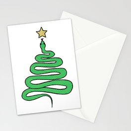 Christmas Snake Stationery Card