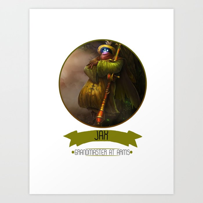 League Of Legends Jax Art Print