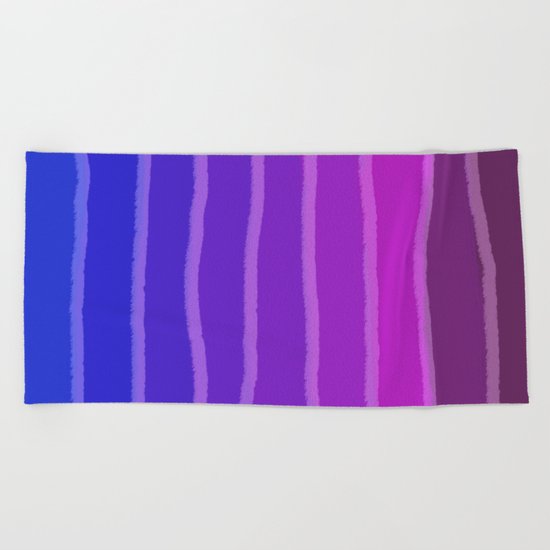 Vertical Color Tones #4 Beach Towel