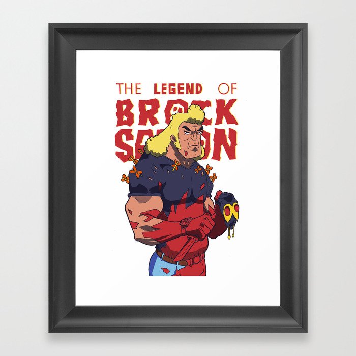 The Legend of Brock Samson Framed Art Print