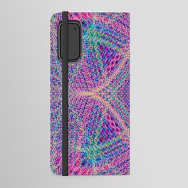 Psychedelic Pastel Fractal All Over Pattern Android Wallet Case