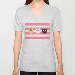 cat's national V Neck T Shirt