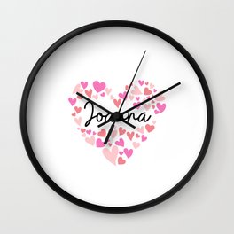 I love Joanna Wall Clock