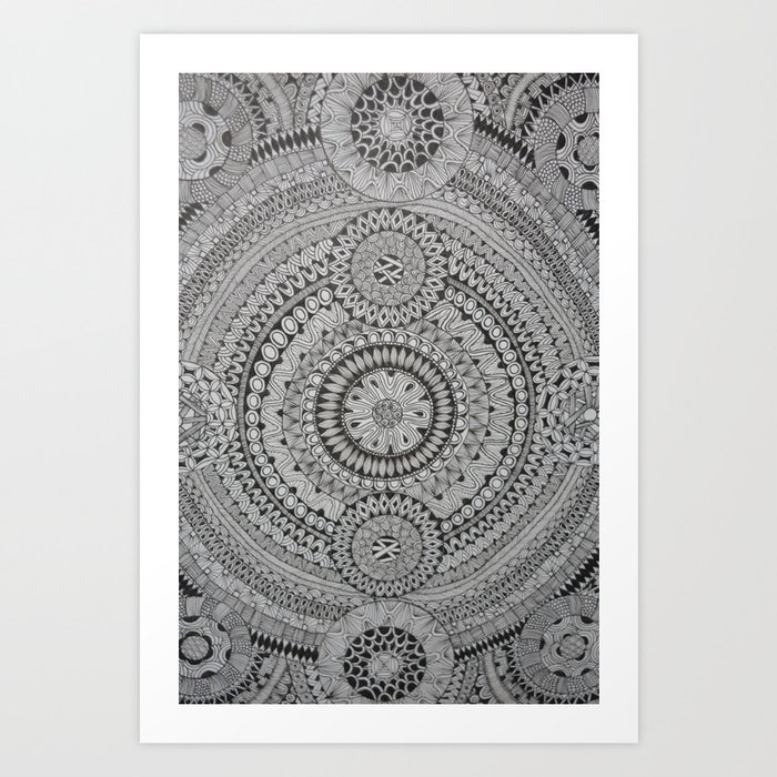 zentangle06/17 Art Print