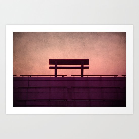 After the horizon Art Print