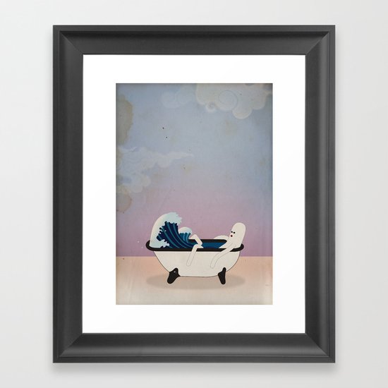 o n d a t a Framed Art Print