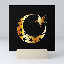 The Islamic star Mini Art Print