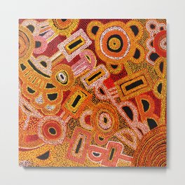 Dream n°3 Metal Print | Dotpainting, Benigni, Astratto, Abstract, Samuel, Dream, Painting, Aboriginal, Puntinismo, Oil 