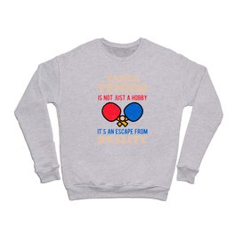Funny Table Tennis Crewneck Sweatshirt