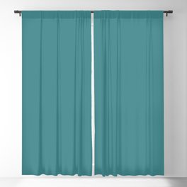 Sea Caller Teal Blackout Curtain