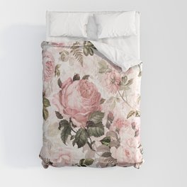 Vintage & Shabby Chic - Sepia Pink Roses  Comforter
