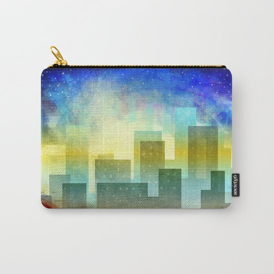 Colorful night digital illustration II. Carry-All Pouch