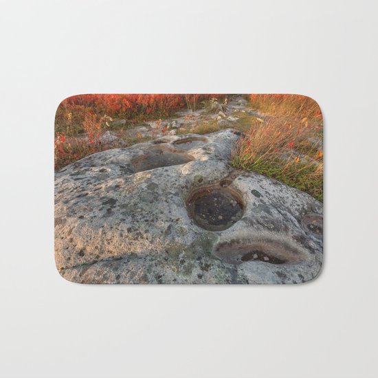 Autumn Huckleberry Fossil Bath Mat