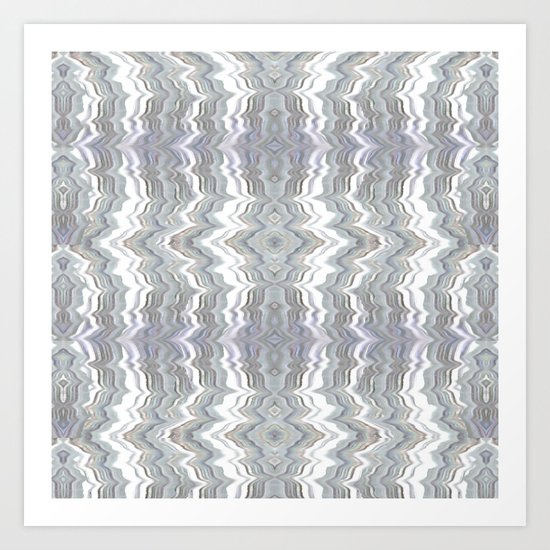 Water and Glass Art Print