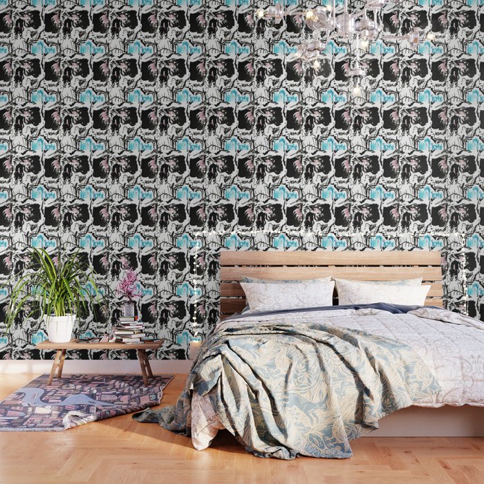 Red White And Blue Skull Wallpaper By Iamwessel Society6