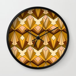 Art Deco meets the 70s Wall Clock