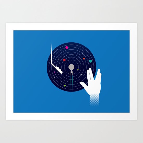 Star Tracks Art Print
