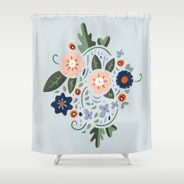 Floral Explosion Shower Curtain