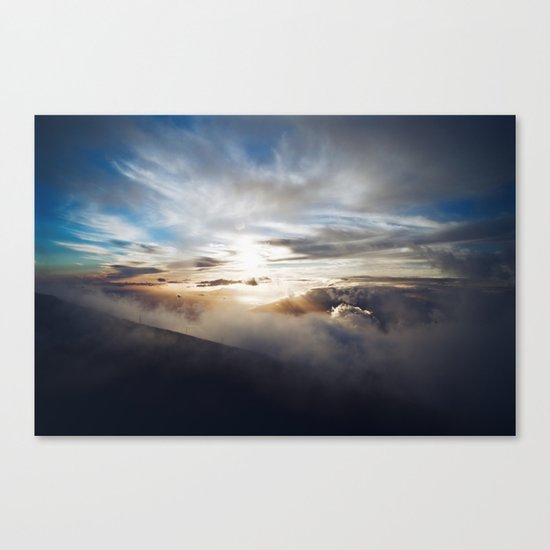 Vengeful sky Canvas Print