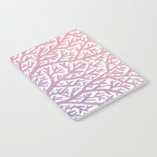 Fan Coral – Rose Quartz & Serenity Notebook