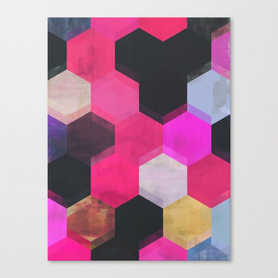 colour + pattern 13 Canvas Print