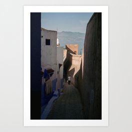 The streets of Chefchaouen | Morocco Chefchaouen fine art photo print Art Print