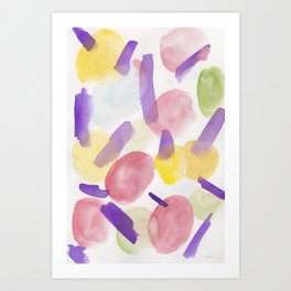 22 | 1903016 Watercolour Abstract Painting Art Print