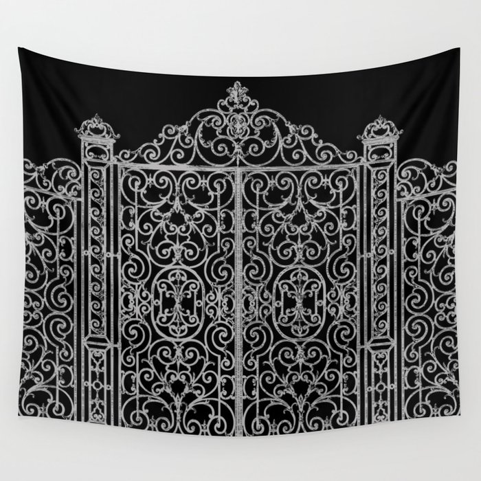 French Wrought Iron Gate Louis Xv Style Ornate Ironwork