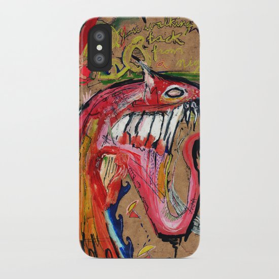 Walking Back From a Nightmare iPhone Case