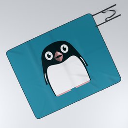 Adélie Penguin Picnic Blanket