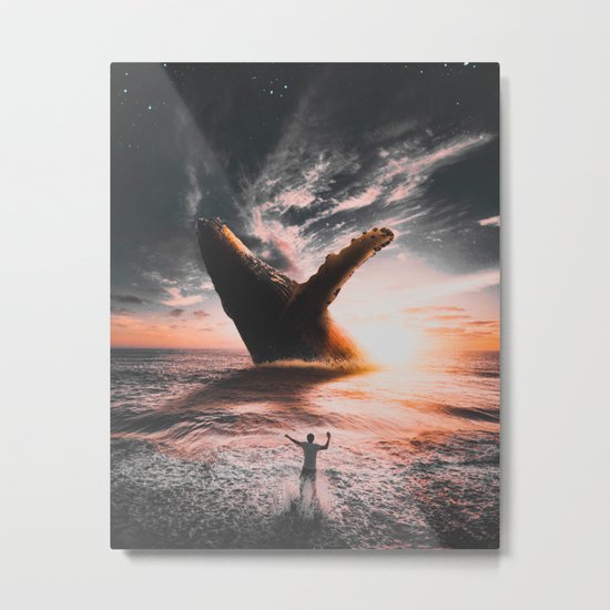 HELLO Metal Print