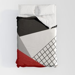 Colorful geometry 3 Duvet Cover