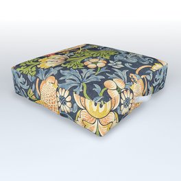 William Morris Strawberry Thief Restored Outdoor Floor Cushion