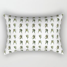 Ninja Turtle Pattern Rectangular Pillow