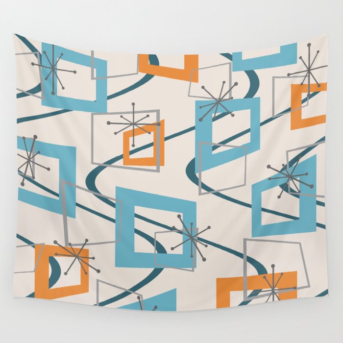 Mid Century Modern Minimalism Wall Tapestry by Kay Cordingly  Society6