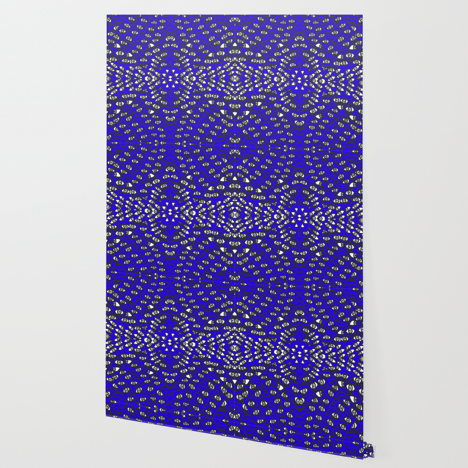 Freddie Eyeballs Sapphire Blue Wallpaper By Notsniw Society6