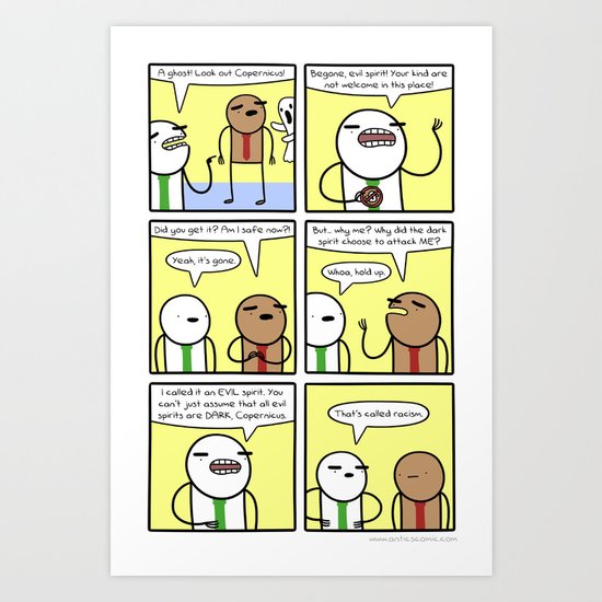 Antics #364 - spectral bigotry Art Print