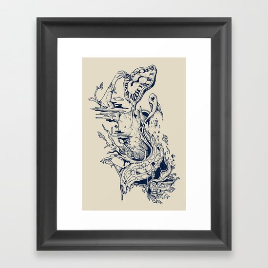 I Melt with You Framed Art Print