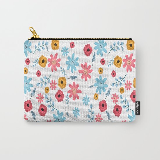 Colors Flowers 3 Carry-All Pouch