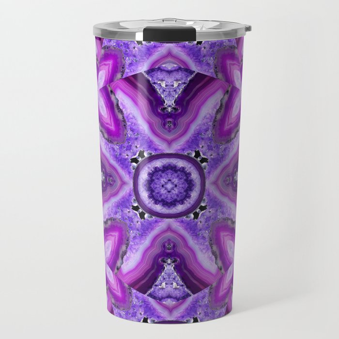 JCrafthouse Agate of Wonder in Royal Purple Travel Mug
