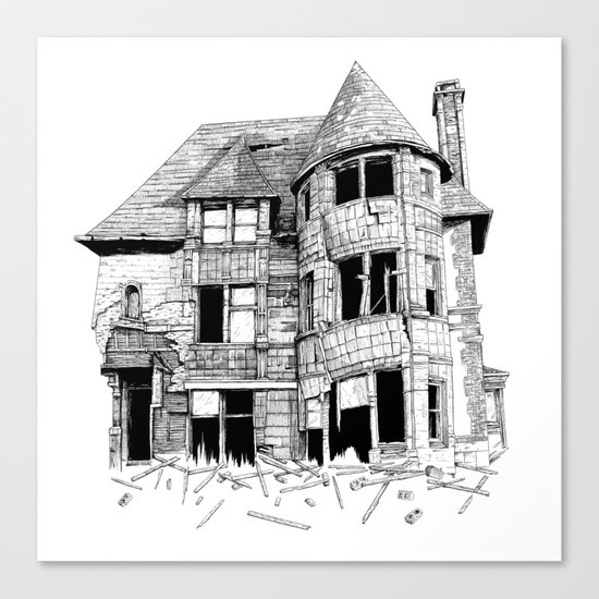 The home in your heart Canvas Print