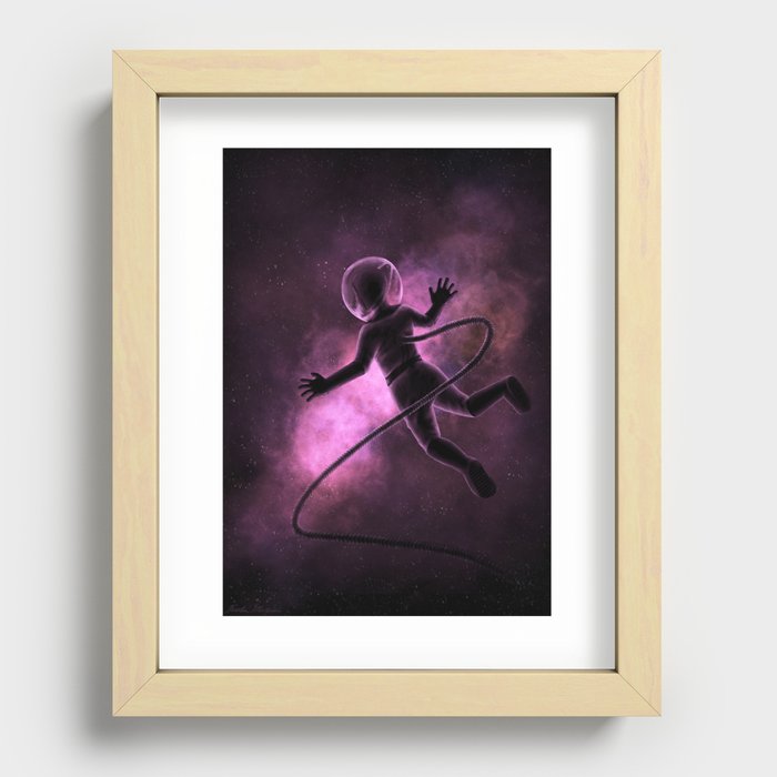 Drifting In Space Recessed Framed Print