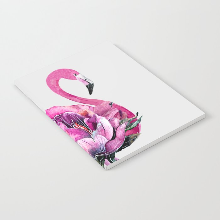 Flower Flamingo Notebook