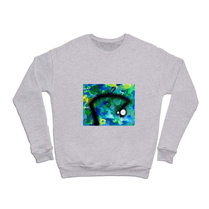 The Creatures From The Drain painting 42 Crewneck Sweatshirt