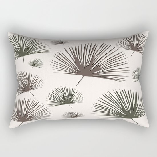 Softer Seasons (sand fan palm) Rectangular Pillow