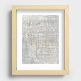 White on White I by John Beard Recessed Framed Print