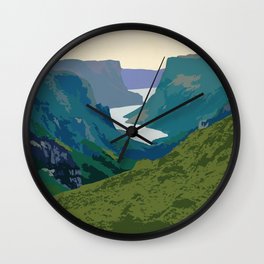 Gros Morne Wall Clock